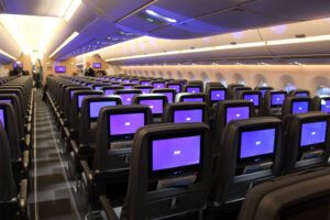 SAS Scanadinavian Airlines cabine