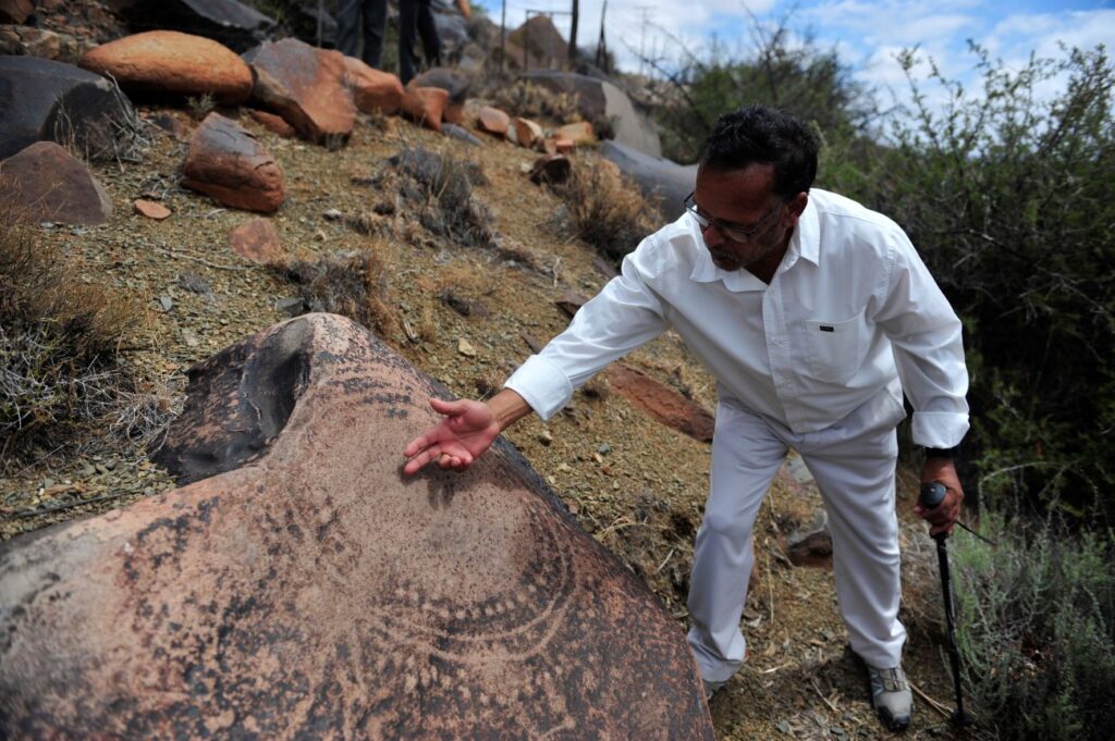 Prehistorische gravure Nelspoort